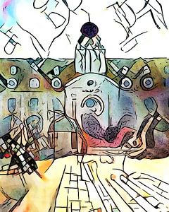 Kandinsky rencontre Binz, motif 4