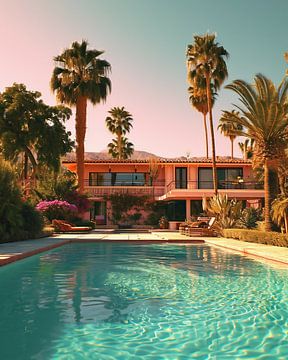 Palm Springs von fernlichtsicht