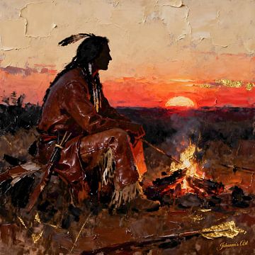 Silence at Sundown by Johannas Art Creations