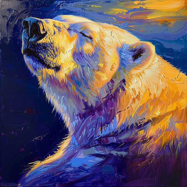 Eisbär von Poster Art Shop