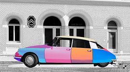 Citroën ID 19 Harlequin Art Car by aRi F. Huber