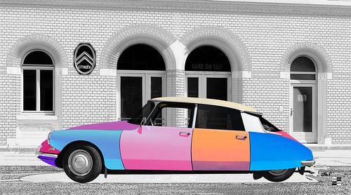 Citroën ID 19 Harlequin Art Car