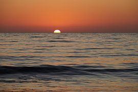 Coucher de soleil sur l'autoroute No. 1