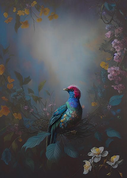 Fantasy bird by Nicolette Vermeulen