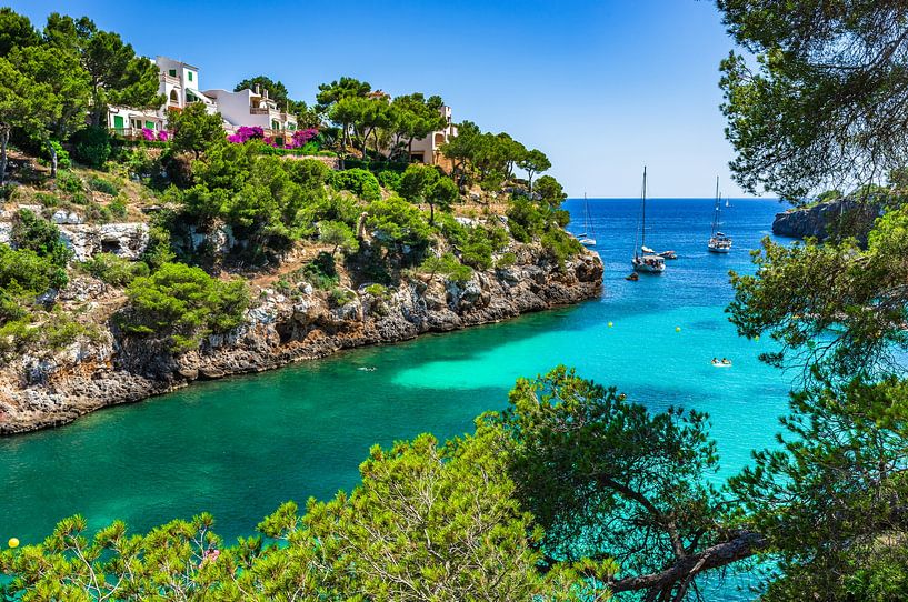Mallorca Balearic Islands, view of Cala Pi bay by Alex Winter