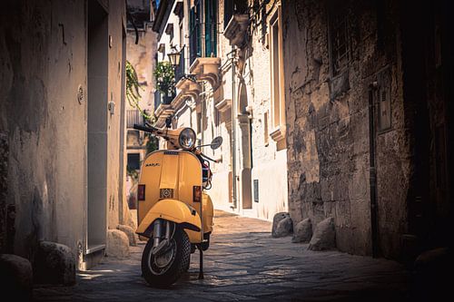 Vespa scooter in Lecce Italie van Marco Rutten