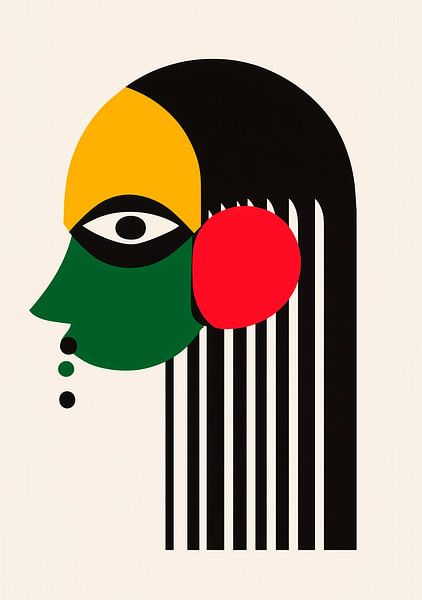 abstract portrait II by Richards Fine Art