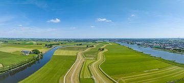 Agricultural landscape next to the river IJssel during spring by Sjoerd van der Wal Photography