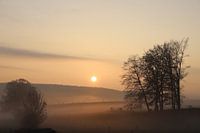 Sunrise in the Belgian Ardennes