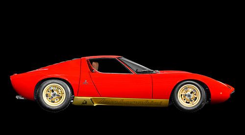 Lamborghini Miura in original red