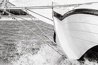 Bow white skûtsje