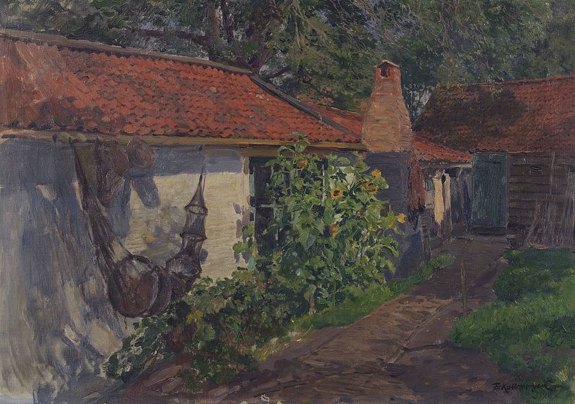FRIEDRICH KALLMORGEN, Cabane de pêche, après 1900 par Atelier Liesjes