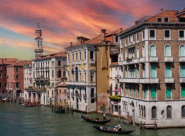 Vue sur la vieille ville de Venise, Italie avec le Grand Canal sur Animaflora PicsStock