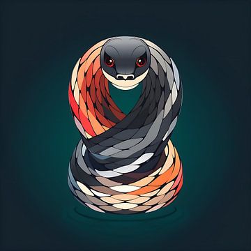 Image vectorielle Serpent sur PixelPrestige