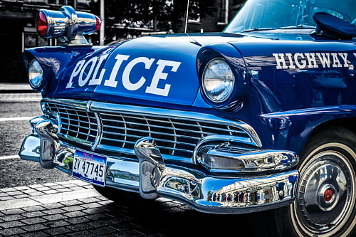 Police Car Retro