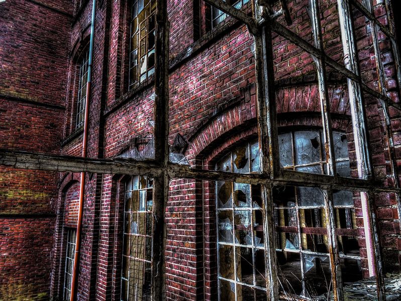 Verlaten fabriek Duitsland HDR van Natasja Martijn