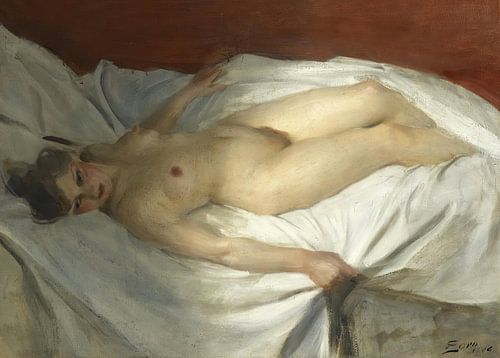 Anders Zorn - Uppvaknande (Het ontwaken) (1906)
