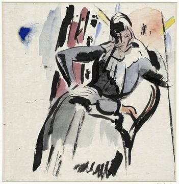 Rik Wouters - Zittende vrouw (1915) van Peter Balan