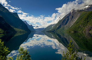 Eikesdalvatnet, Norvège