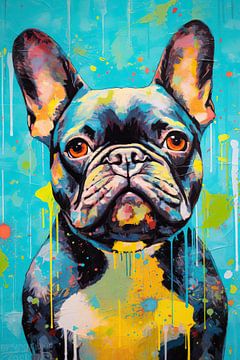 Bulldogge Kunstwerk von De Mooiste Kunst