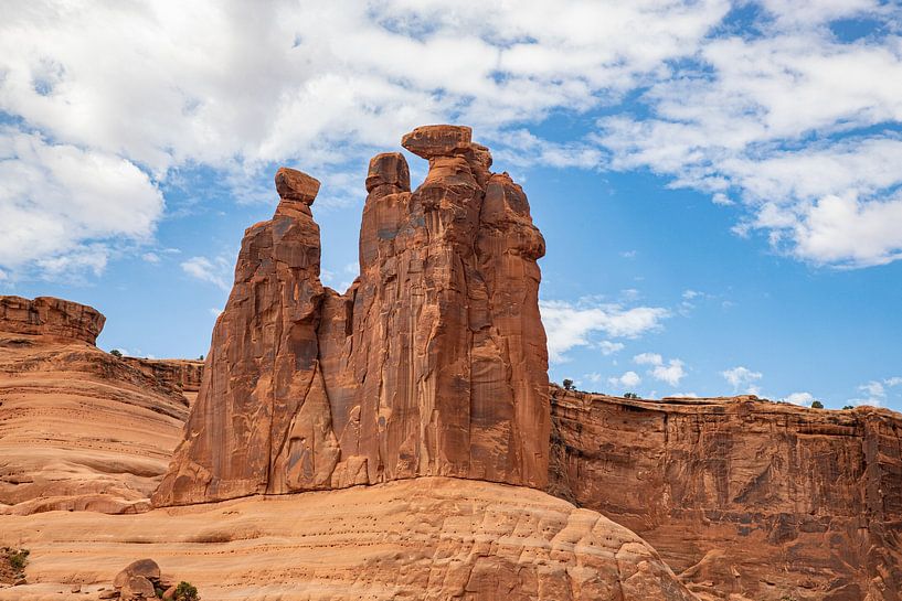 The Three Gossips, Arches national park USA by Gert Hilbink