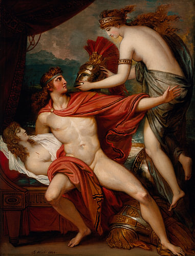 Benjamin West – Thetis bringt Achilles die Rüstung (1804)