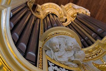 Orgel-Detail - König-Orgel, Nijmegen von Rossum-Fotografie