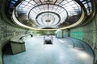 Kontrollraum im Kraftwerk Kelenfold, Budapest