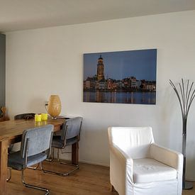 Photo de nos clients: Skyline Deventer par Han Kedde, sur acryl