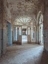 Abandoned places: blue corridor with semi-circular frame by OK thumbnail