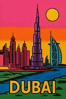 Pop-Art-Illustration aus Dubai.