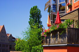 A colourful balcony by Armanto Brouka