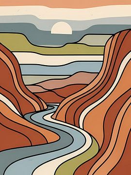 Retro Canyon River Vista