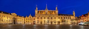 Panorama van het marktplein in Gent België van FineArt Panorama Fotografie Hans Altenkirch