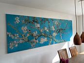 Customer photo: Almond blossom painting by Vincent van Gogh, panoramic version