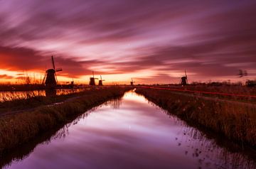 Mills Kinderdijk by Frank Peters