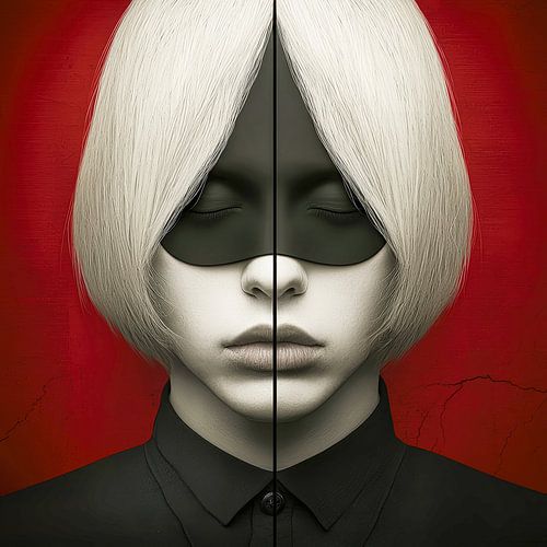 De rode sluier van stilte