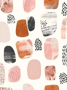 Motif abstrait rose