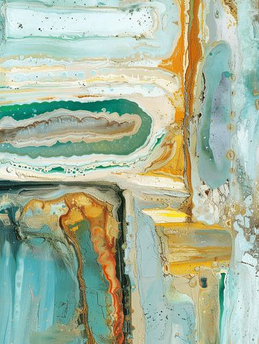 Moderner Abstrakt in Pastellfarben