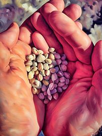 Muscheln Hände Mittelmeer