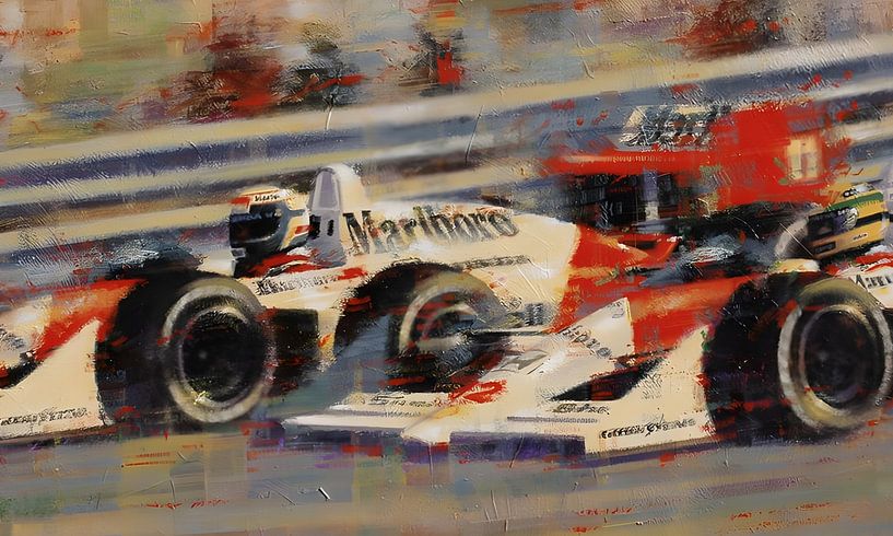 Aryton senna by Rivlows Art