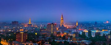 The skyline of the city of Groningen