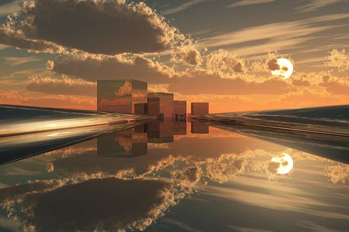 Spiegelwerelden - De stad tussen hemel en droom