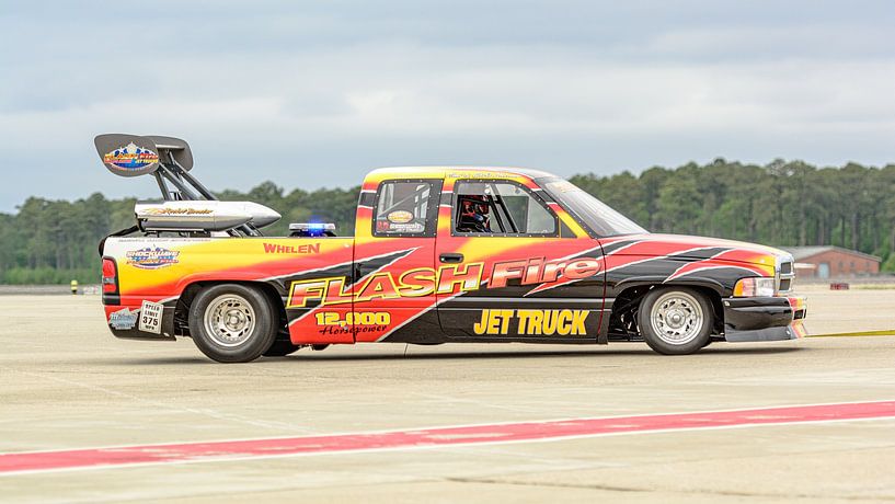 Flash Fire Dodge jet truck. by Jaap van den Berg
