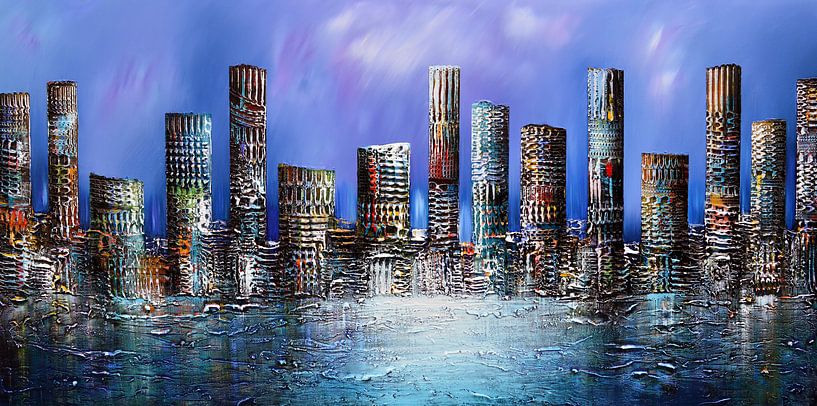 Skyline City by Gena Theheartofart