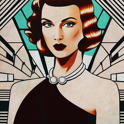 Vrouw uit de jaren 1920