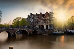 Maisons du canal d'Amsterdam sur Brouwersgracht sur gaps photography