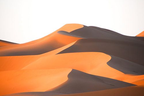 Vlammende Zandduinen in de Sahara