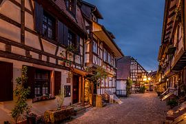 Engelgasse in Gengenbach von Hermann Schmider