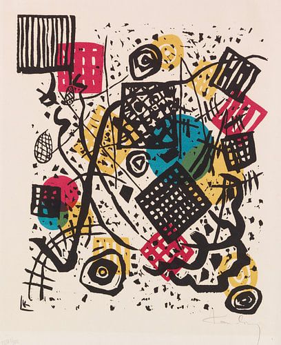 kleine werelden, Kleine Welten V, WASSILY KANDINSKY, 1922